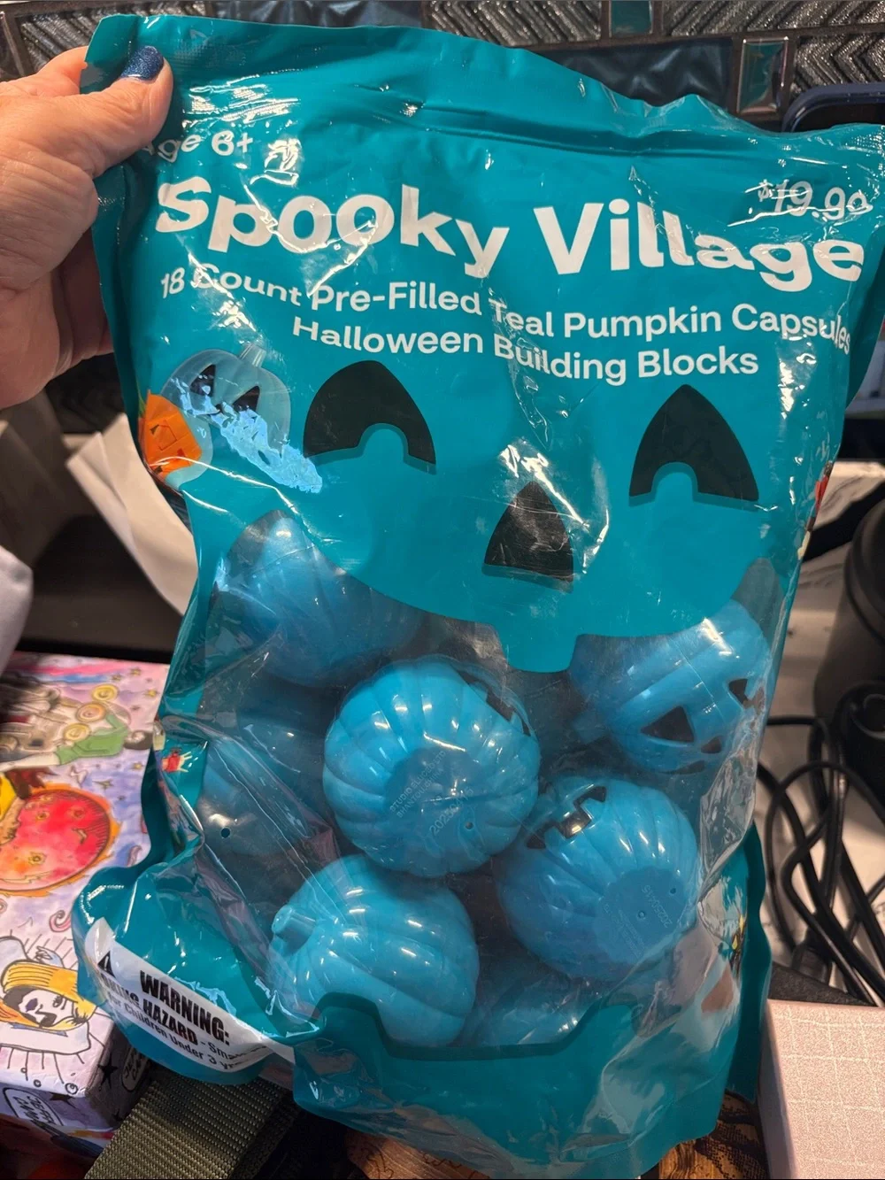 Lego Teal Pumpkin Capsule Building Blocks Pack